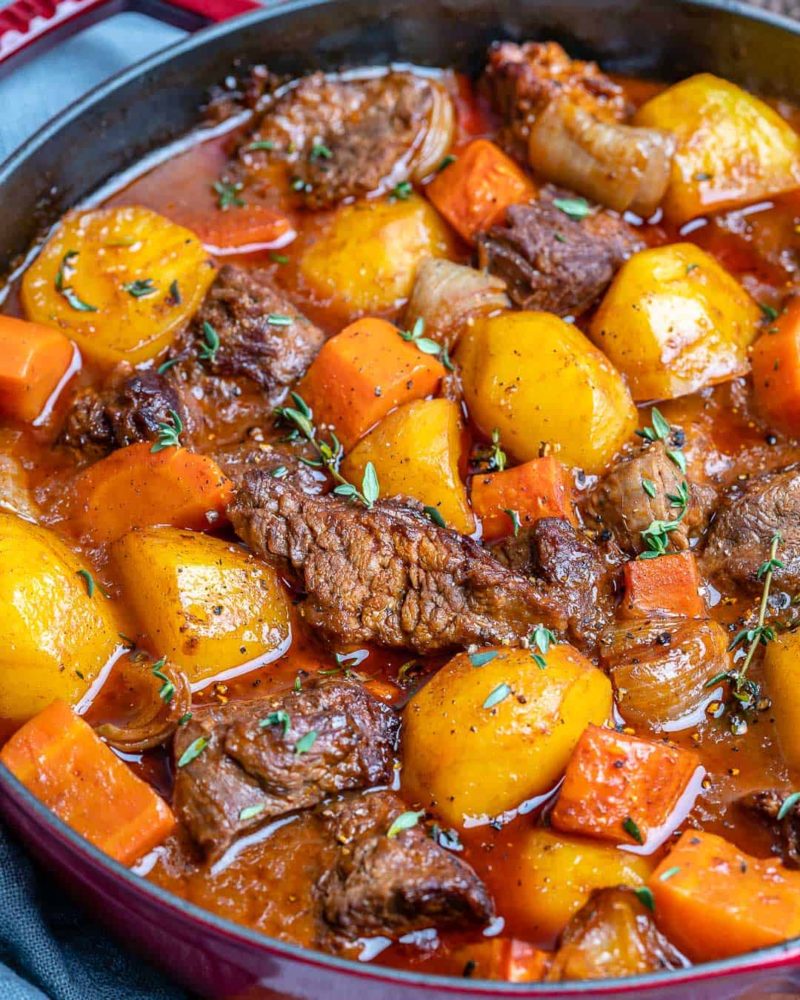 Buckwheat and Jamaican Beef stew - The Wellbeing Agent